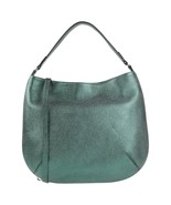 Gianni Chiarini Italian Made Metallic Green Leather Large Hobo Bag Handbag - $4,740.12 MXN