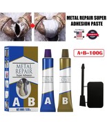 100G Industrial Heat Resistance Cold Weld Metal Repair Paste A&amp;B Adhesiv... - £17.30 GBP