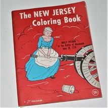 New Jersey Coloring Book - Original 1963 Vintage - Very Rare Nj History Item! - £15.52 GBP