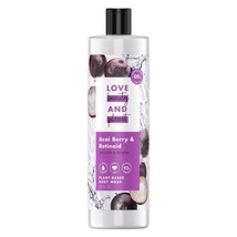 Love Beauty and Planet Plant-Based Body Wash Smooth and Renew Skin Acai Berry &amp;  - £25.57 GBP