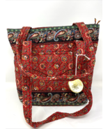 Vera Bradley Quilted Red Floral Tote Bag NWT - $38.94