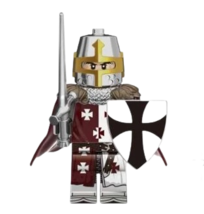 KLIVT Medieval Knight of Tripoli GH0257 Custom Rare Minifigure Toy Gift - £3.25 GBP