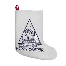 Printed Christmas Stockings - Merry Camper Custom Stocking, Green, Red, Camper V - £24.30 GBP