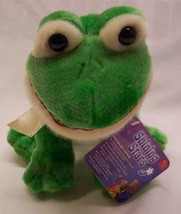 RUSS Shining Stars BRIGHT GREEN FROG 8&quot; Plush STUFFED ANIMAL Toy NEW - £12.84 GBP