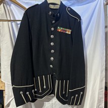 Repro Scottish Military Kilt Jacket with USMC Ribbons Costume - $98.99