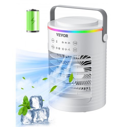  Portable Air Conditioner, 4-in-1 Evaporative Air Cooler, 3-Speed Mini A... - $49.15