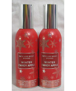 Bath &amp; Body Works Concentrated Room Spray Lot Set of 2 WINTER CANDY APPLE - $34.75