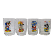 Set of 4 Vintage McDonald&#39;s Disney World 2000 Celebration Drinking Glass... - £23.98 GBP