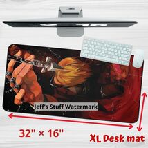 Kurapika Hunter x Hunter Desk Mat Anime Manga Mouse Pad Large Game Keyboard - $26.99
