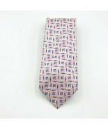 Ermenegildo Zegna Pink Floral Pattern 100% Silk Necktie Made in Italy  - $726.01 MXN