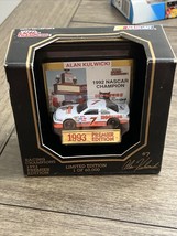 1993 NASCAR Alan Kulwicki #7 Hooters 1:64 Premier Edition Racing Champions - $3.95