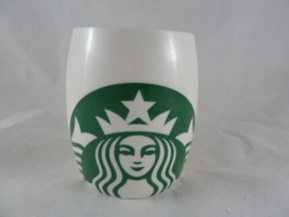 Starbucks Mug Mermaid 2010 Ceramic White Barrel Green Siren 14oz  - $12.86