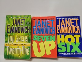 Janet Evanovich 3 Book Lot - Seven Up, Hot Six, Top Secret Twenty One - £4.63 GBP