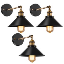 Vintage Wall Sconces, Industrial Sconces Wall Lighting, Antique 240 Degree Adjus - £56.60 GBP