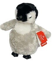 Aurora World Plush Mini Flopsie Baby Emperor Penguin 8&quot; Beanbag With Tags - $9.85