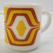 AP) Vintage Geometric Pattern Design Glass Coffee Mug - £6.28 GBP