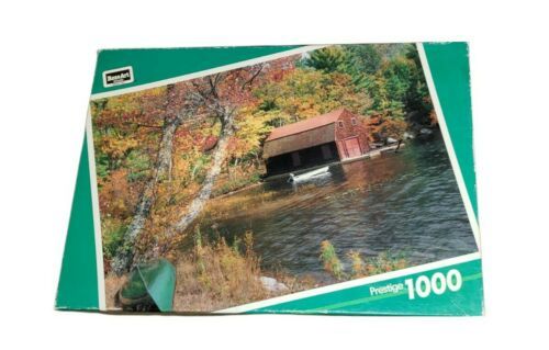 Vintage 1996 Little Squam Lake by Rose Art Prestige 1000 Piece Puzzle NIB - $24.75