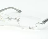 bx. X-96 col.659 SILVER EYEGLASSES RIMLESS GLASSES 49-18-135mm Germany - $59.40