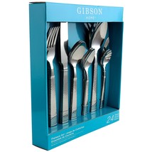 Gibson Prato 24 Piece Stainless Steel Flatware Set - $955.87 MXN