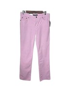 Lauren Ralph Lauren The Classic Straight Jeans Pink 8 Corduroy Preppy Je... - £22.81 GBP