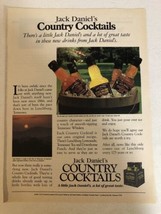 1992 Jack Daniels Country Cocktails Vintage Print Ad Advertisement pa14 - $7.91