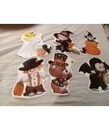 Halloween Morehead Assorted Cutouts 12&quot; Pumpkins Cat Witch Ghost Lot Of 6 - $28.04