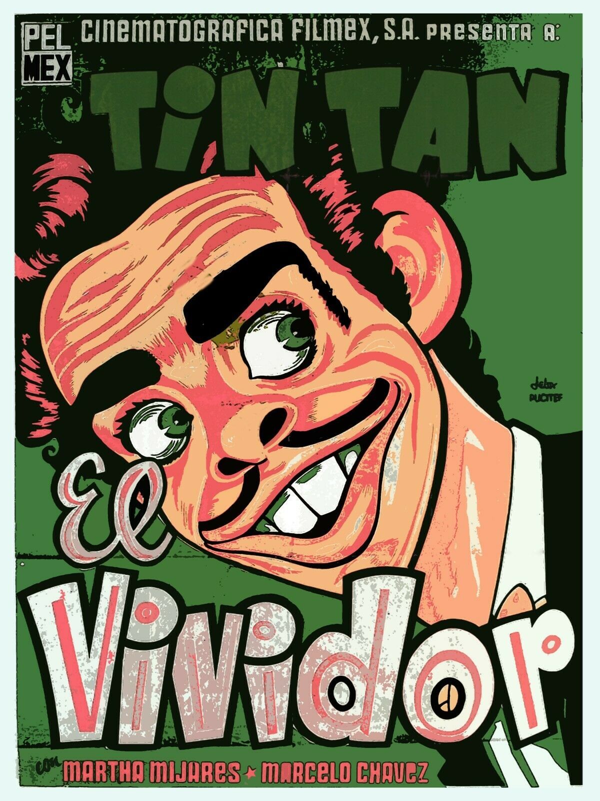 12199.Decoration Poster.Tin Tan Vividor Mexican movie.Room interior wall decor