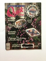 Cross Stitch: Quick &amp; Easy Cross Stitch Magazine June July 1990 - $2.96
