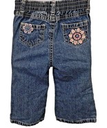 Sonoma Life Style Girls Embroidered Jean Pants Size 12M Pockets - £5.35 GBP