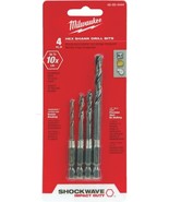 MILWAUKEE 48-89-4444 Milwaukee Shockwave Impact Hex Shank Drill Bit Set ... - $10.49