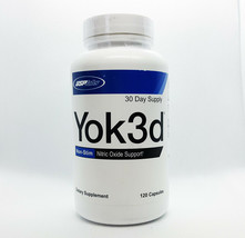USP LABS YOK3D 120 Capsules Nitric Oxide Support Non Stim Pre Workout  - £20.16 GBP