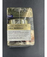L&#39;Oreal Age Perfect Cell Renewal Skin Renewing Night Cream Moisturizer 1... - $24.74