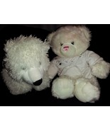 Build a Bear Plush White Polar Bear in Jeans &amp; Shirt &amp; White/Pink Bear I... - £38.83 GBP