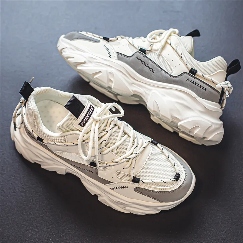 Trend Sport Running Sneakers Men Street Style Walking Shoes Men Breathab... - $53.12