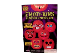 PUMPKIN PRO EMOTI-KINS pumpkin sticker kit 4 sticker sheets (K) - $2.70