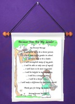 Because You Are My Leader {Girl Scouts} - Personalized Wall Hanging (122... - £15.65 GBP