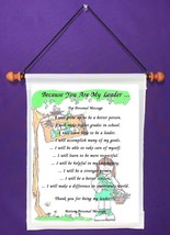 Because You Are My Leader {Girl Scouts} - Personalized Wall Hanging (122... - £15.79 GBP