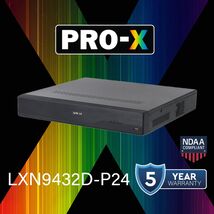 PRO-X 32CH IP 24 Port PoE Up to 32MP Resolution Up to 4 HDD Ai X-Search ... - $1,088.89