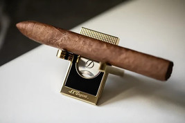 S.T. Dupont Cigar Cutter Stand Black &amp; Gold - 003393 - $220.49
