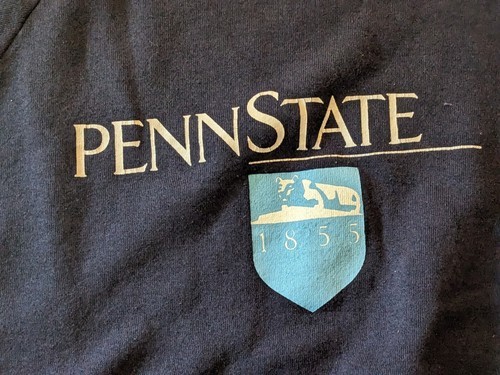 Sweat À Col Roulé Vintage Penn State 1855 Nittany Lions Bleu USA Jerzees XL Item image 2