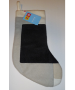 LEGO By Target Christmas Stocking Black Grey Boys Girls New Holiday - $18.76