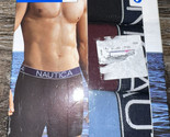 Nautica ~ 3-Pair Mens Boxer Briefs Underwear Cotton Blend Stretch (A) ~ M - $22.02