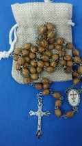 Emmaus Rosary beads Olive wood made in Jerusalem /Rosario de Emmaus - $11.88