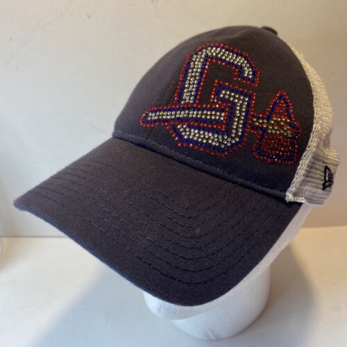 Gwinnett Braves Women&#39;s New Era Cap Hat RARE Jeweled Adjustable Atlanta ... - $1.97