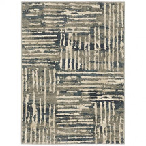 Carson 0745C Woven &amp; Polypropylene Oriental Rectangle Rug, Blue - 7 ft. ... - $508.34