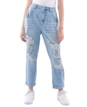 Vanilla Star Juniors High Rise Barrel Fit Jeans, 11, Declan - $30.49