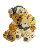 Teddy Bear Mother and Daughter Musical Still Coin Bank - 6 in Tall Vintage - £18.19 GBP