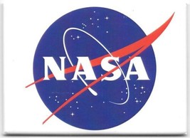 NASA US Space Agency Logo Refrigerator Magnet NEW UNUSED - $4.99