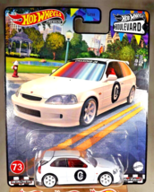 2021 Hot Wheels Premium Boulevard #73 &#39;99 HONDA Civic TYPE R [EK9] White w/RR&#39;s - $19.00