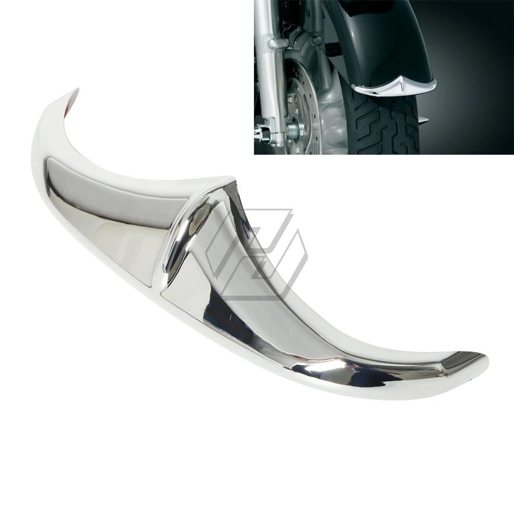 Chrome Motorcycle Front  Accent Trim Case  Harley Street Glides Dyna FLHRSE Road - £468.21 GBP